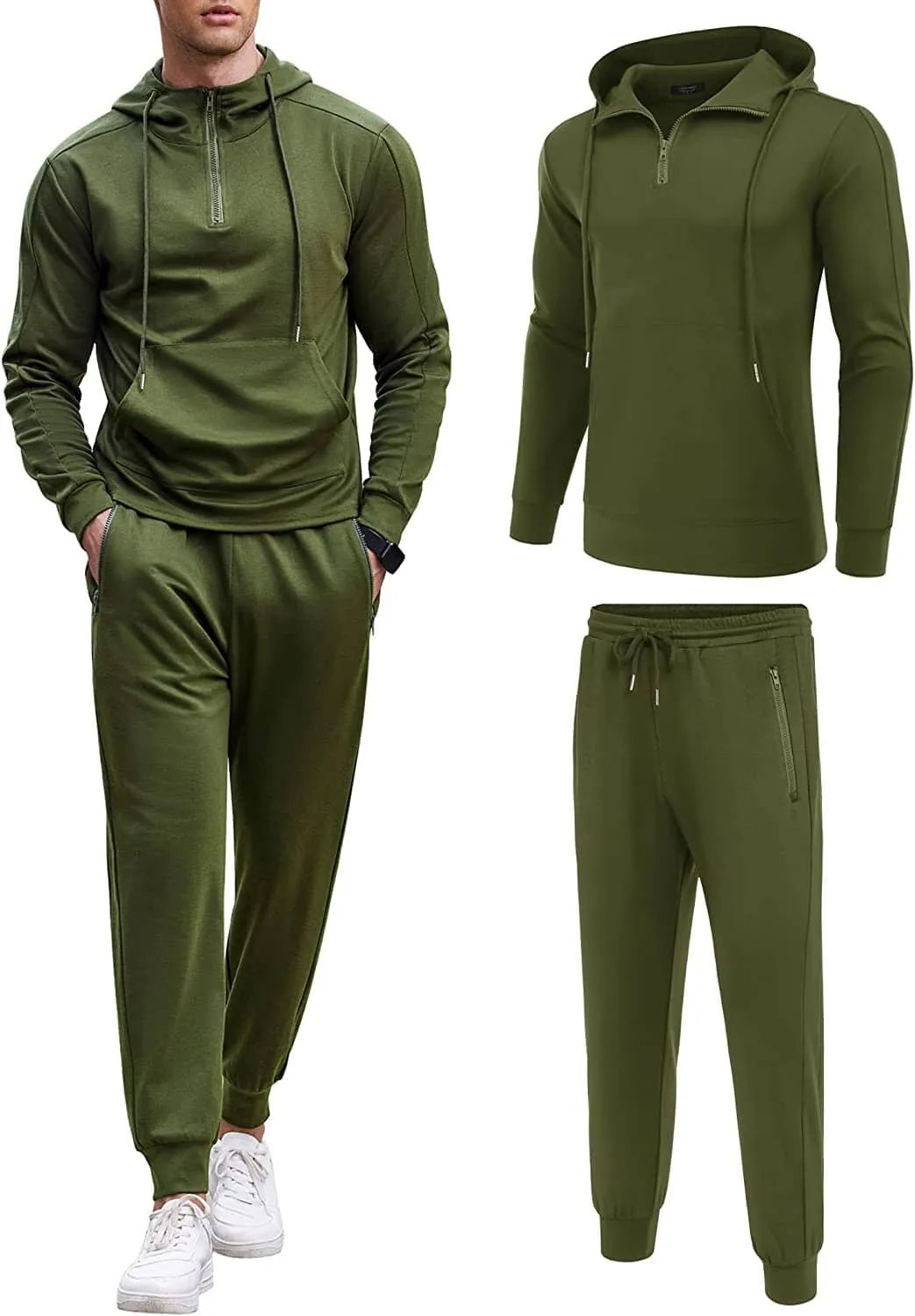 2 Piece Zip Hoodie and Sweatpants Set (US Only)