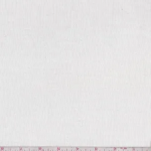 5/8 YD PC-Ivory Modal Micro Rib Jersey Knit Fabric