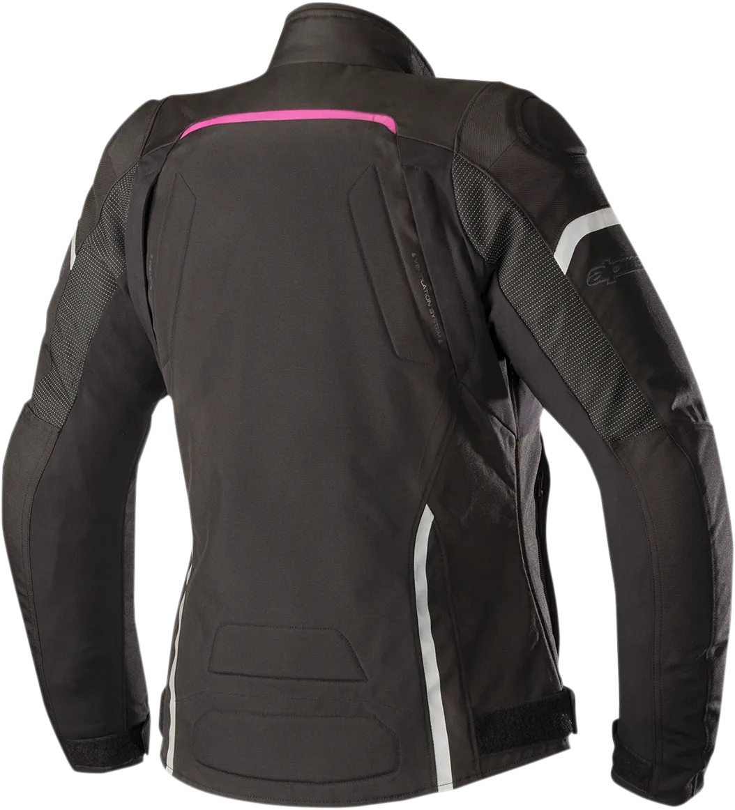 ALPINESTARS Stella Hyper Drystar Jacket - Black/Pink - XL 3214718-1039-XL