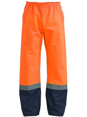 Bisley Taped Two Tone Hi Vis Shell Rain Pant c/w Reflective Tape BP6965T