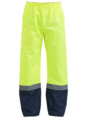 Bisley Taped Two Tone Hi Vis Shell Rain Pant c/w Reflective Tape BP6965T