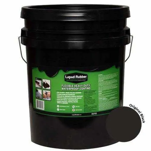 Black liquid Rubber Coating Waterproof Sealant for Ponds