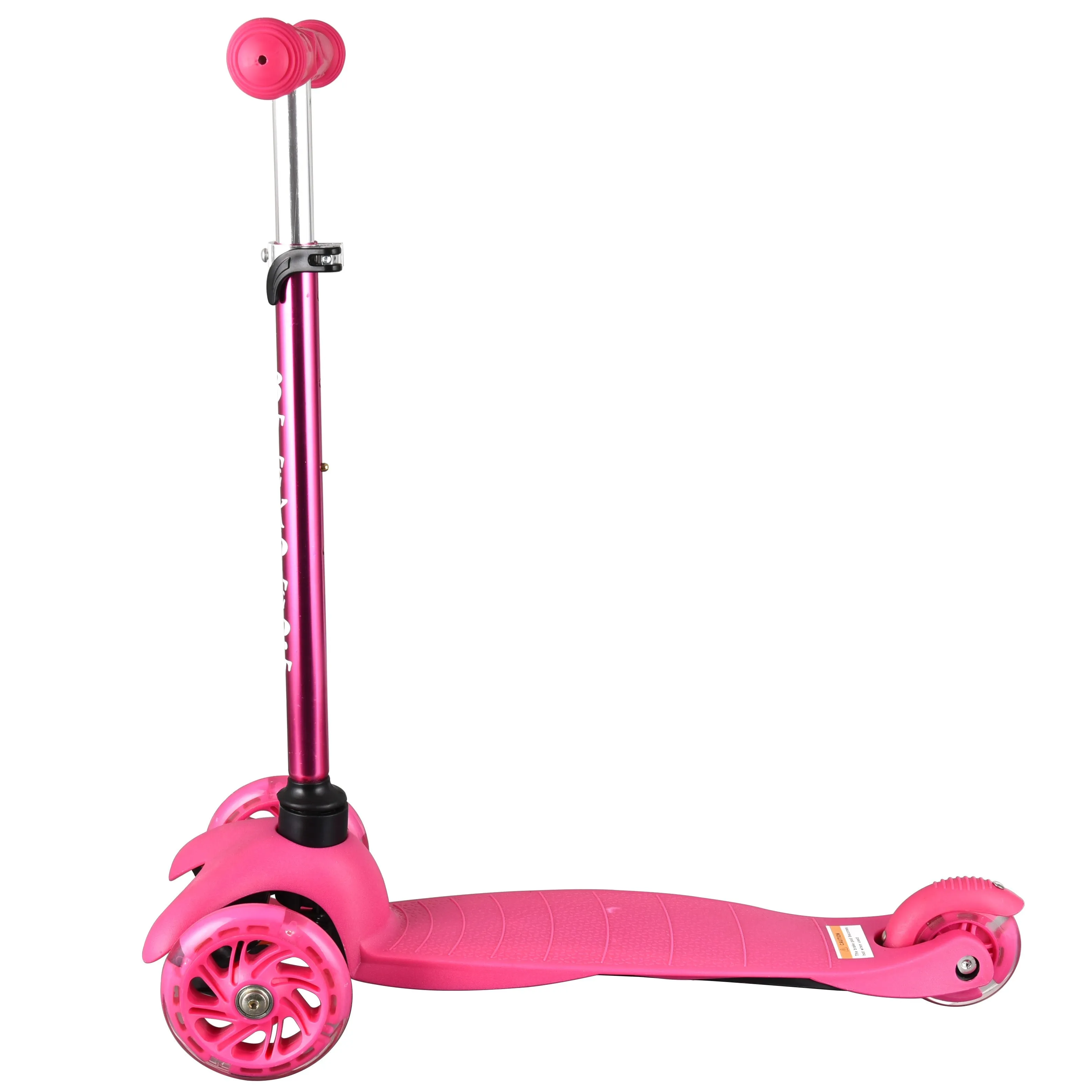 BTEXPERT Indoor Outdoor Height Adjustable and T-Bar Kids Mini Kick Scooter LED 3 Lights Wheels Ages 3 YEARS AND UP