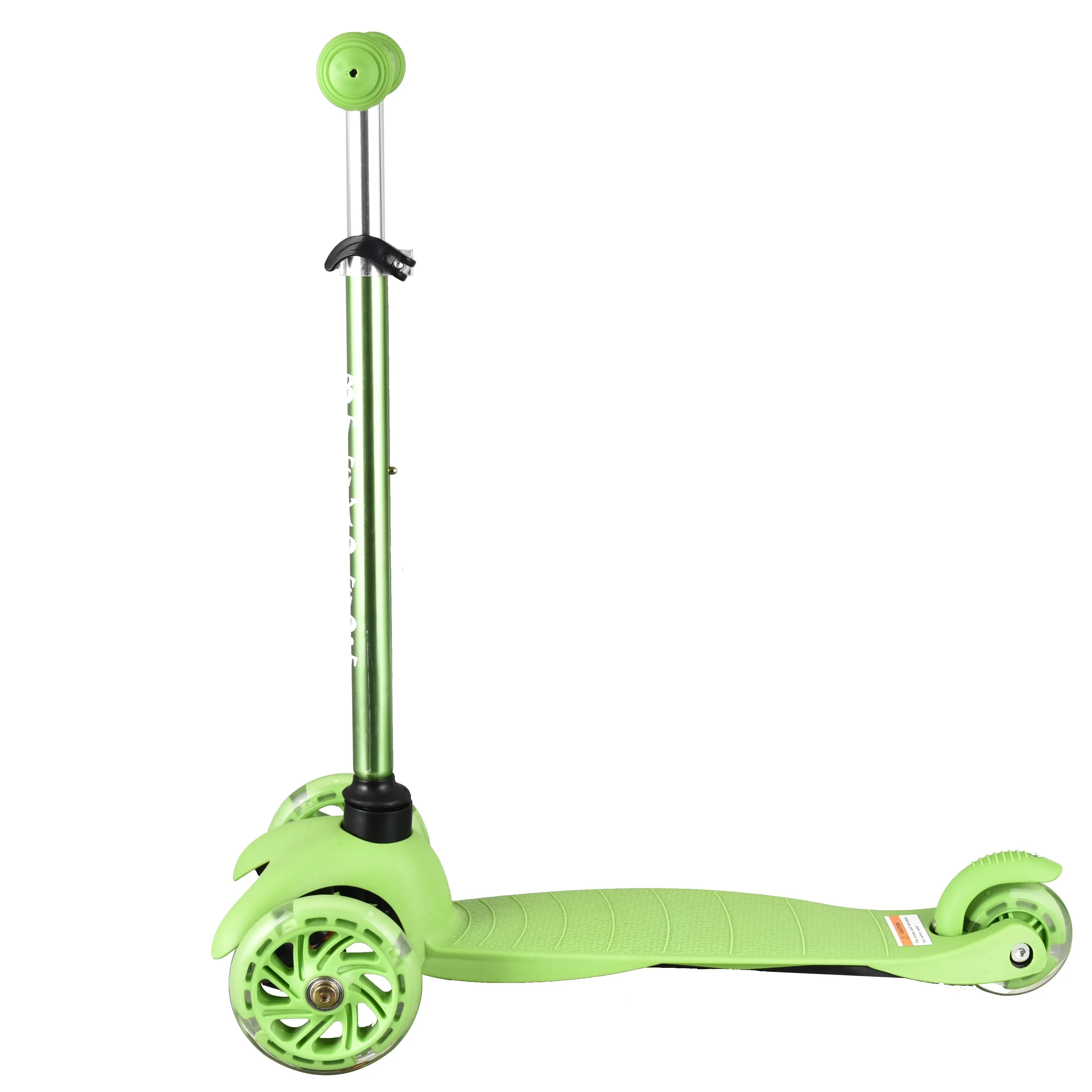 BTEXPERT Indoor Outdoor Height Adjustable and T-Bar Kids Mini Kick Scooter LED 3 Lights Wheels Ages 3 YEARS AND UP