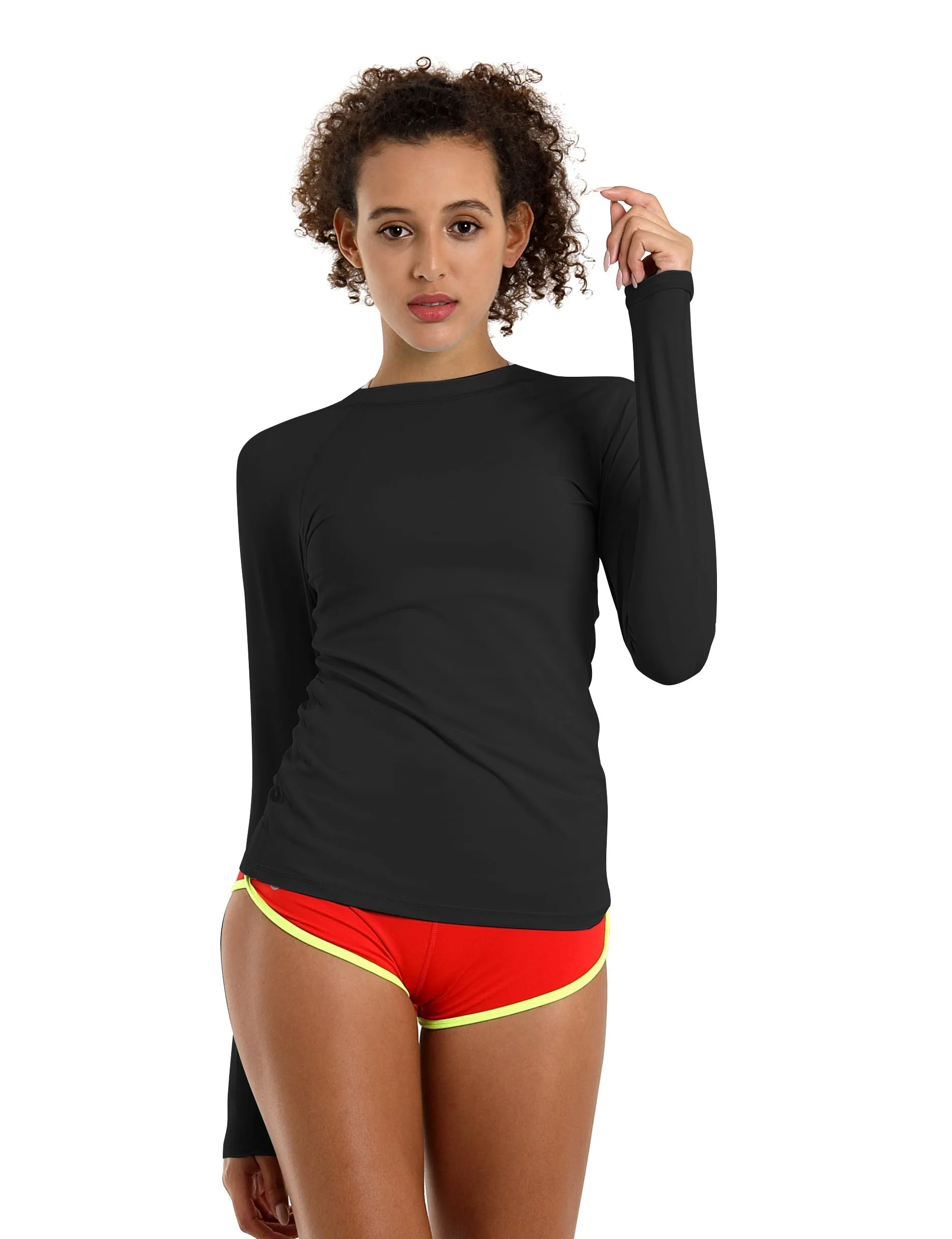 BUBBLELIME 84P/16S Long Sleeve Rashguard for Women_Jogging