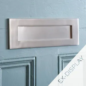 Ex Display - Satin Nickel Letterplate