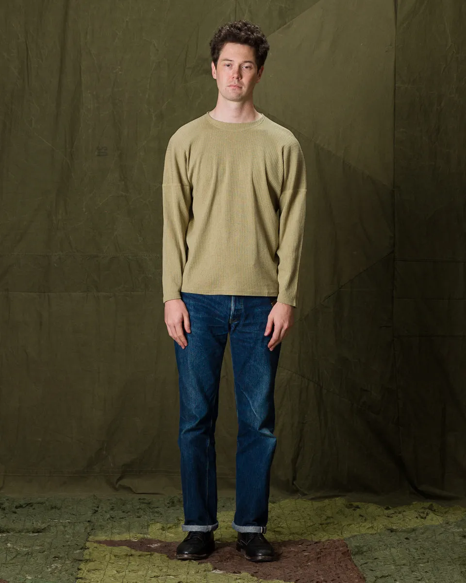 Extra Cotton Rib Crewneck L/S - Olive