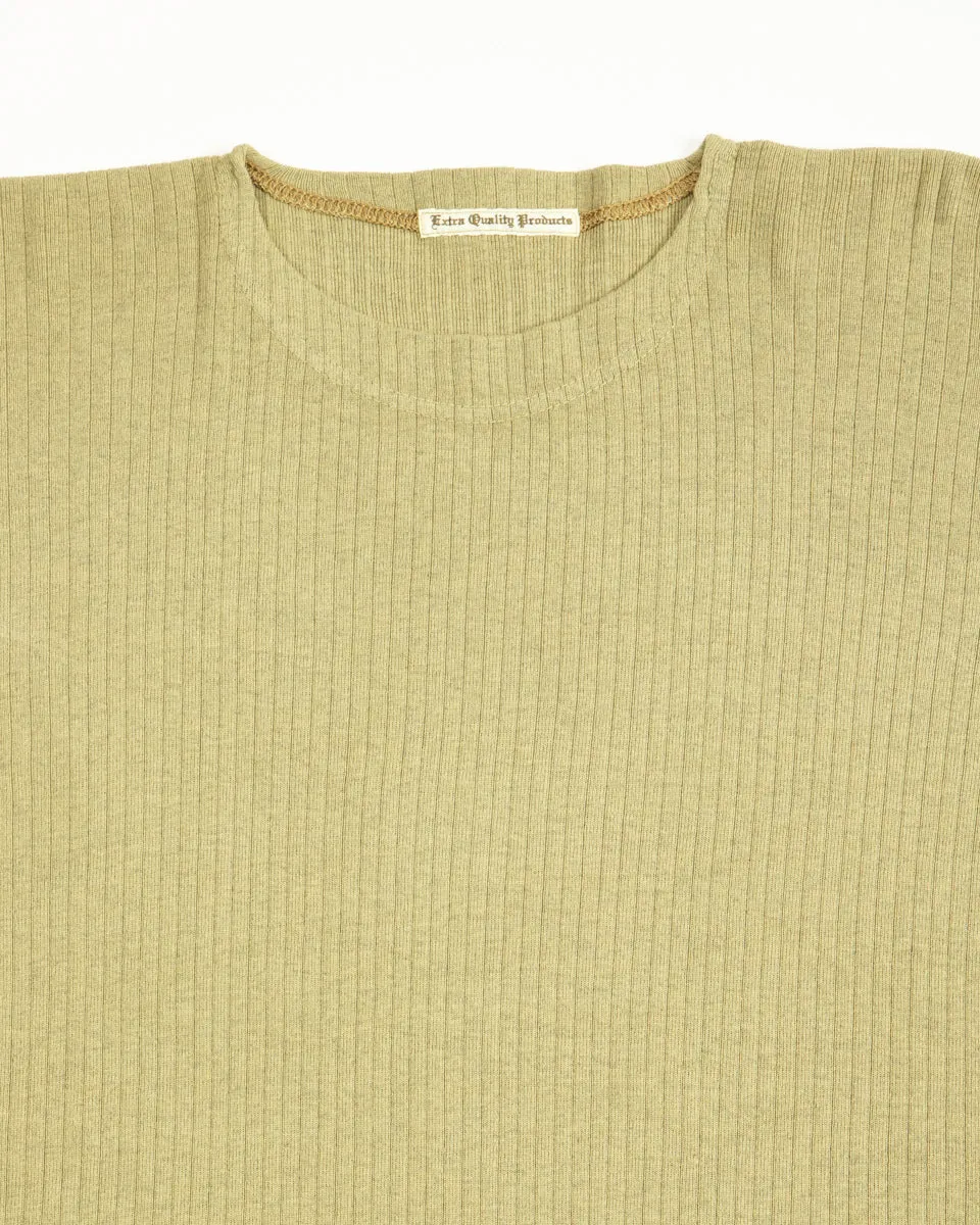 Extra Cotton Rib Crewneck L/S - Olive