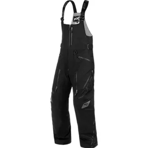 FXR Mens Renegade FX Bib Snowmobile Pants Black Ops