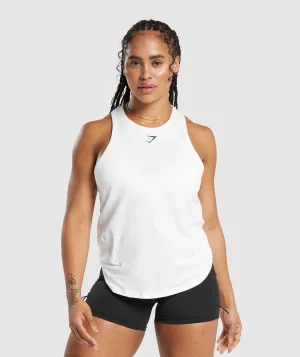 Gymshark Training Cotton Tank - White