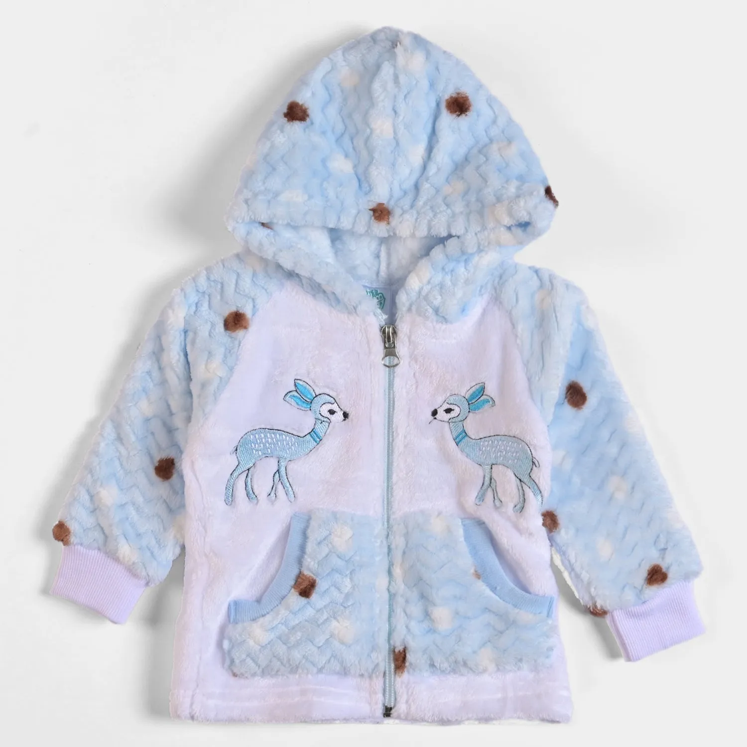 Infant Unisex 2Pcs Suit Deer - Sky Blue