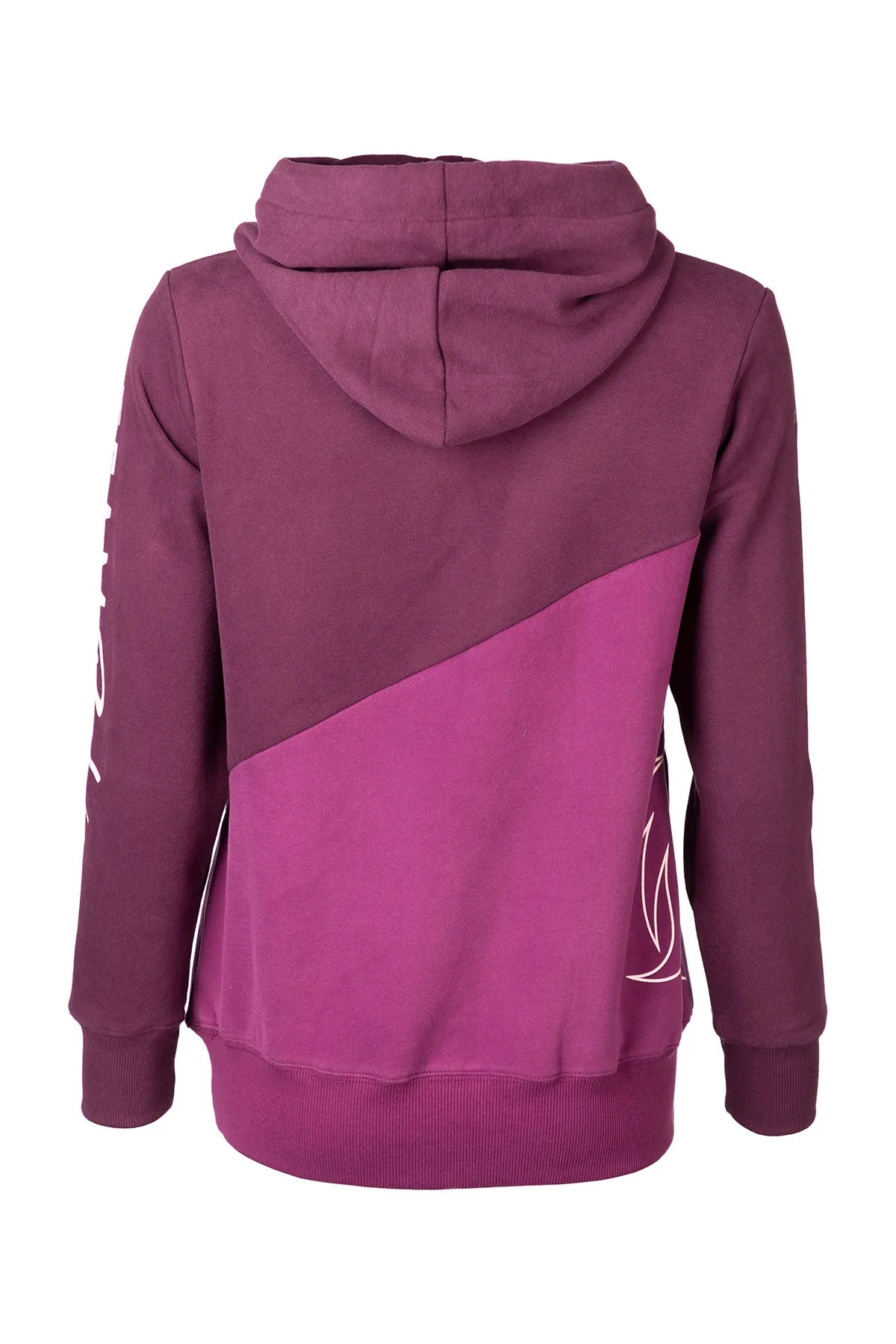 Ladies Diagonal Overhead Hoody