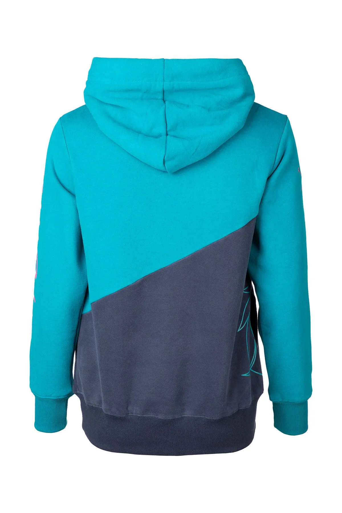 Ladies Diagonal Overhead Hoody