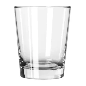 Libbey 816CD Heavy Base Series 15 oz Double and Round Old Fashioned Glass with Finedge Rim and Non-tempered, Case of 36 Pcs