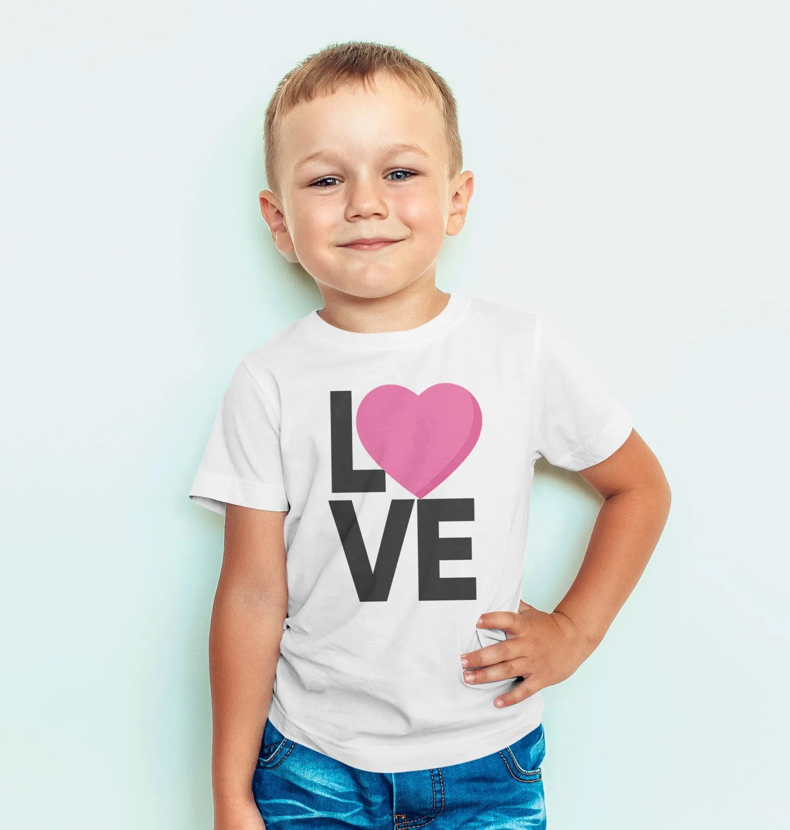 Love Shirt for Toddler Baby or Kids | Valentine's Day Tee