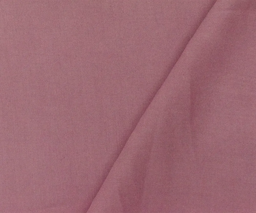 Mauve Pink Rayon Challis Solid Woven Fabric