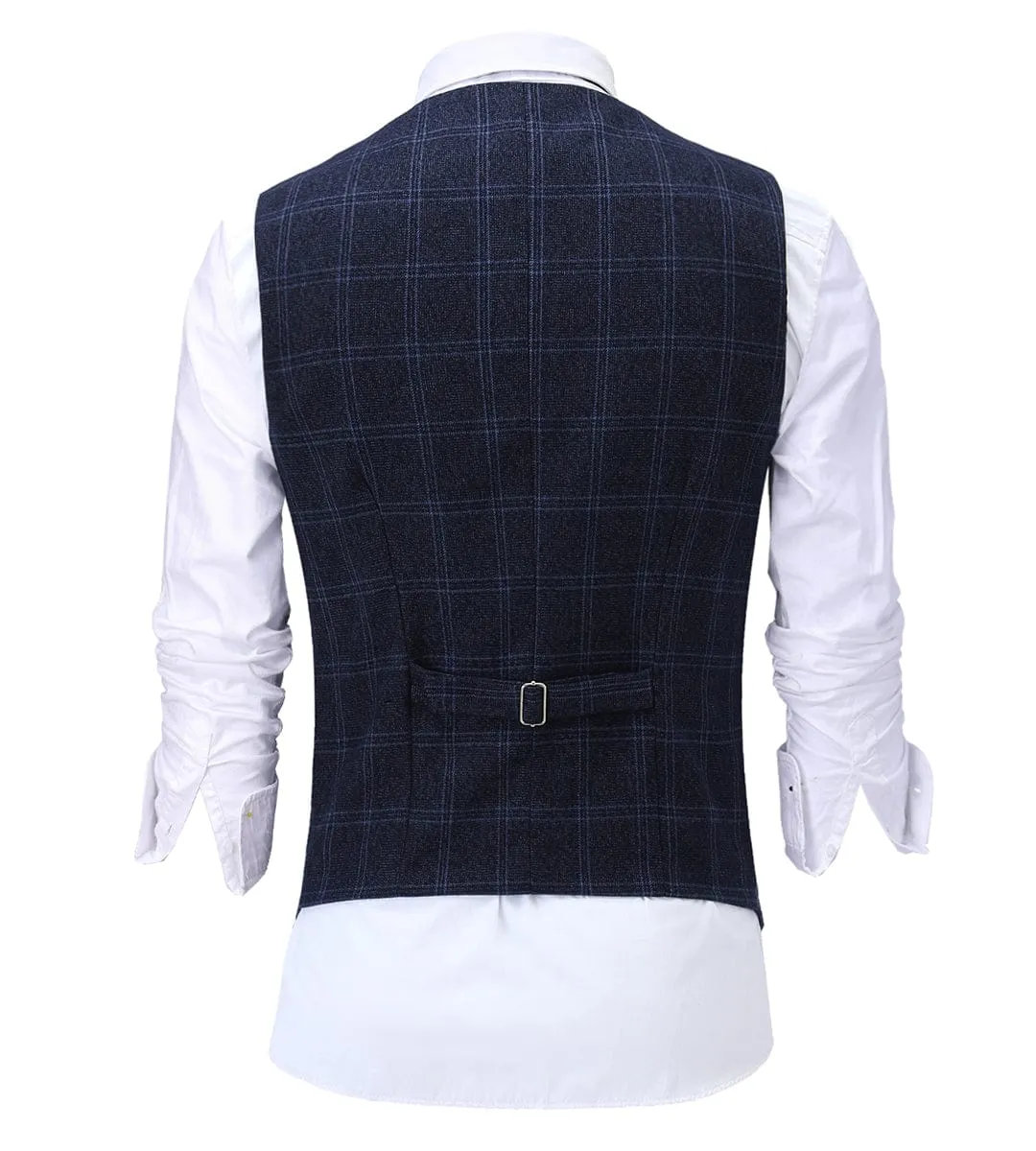 Men's Suit Vests Fashion Notch Lapel Waistcoat