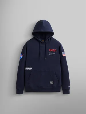 NASA WORM LOGO HOODIE (BLACK)