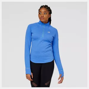 New Balance | Heat Grid Half-Zip | Women's | Bright Lapis Heather