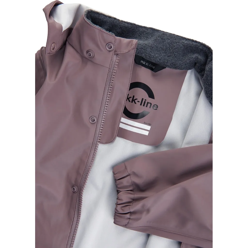 PU Rainwear (Regular pants) - Twilight Mauve