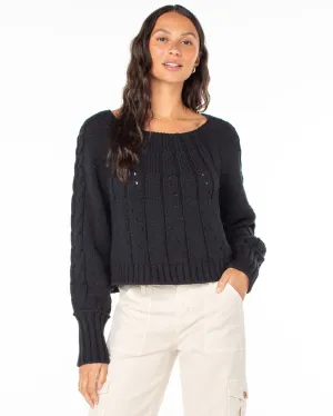 Roxy Day Dream Boat Neck Sweater