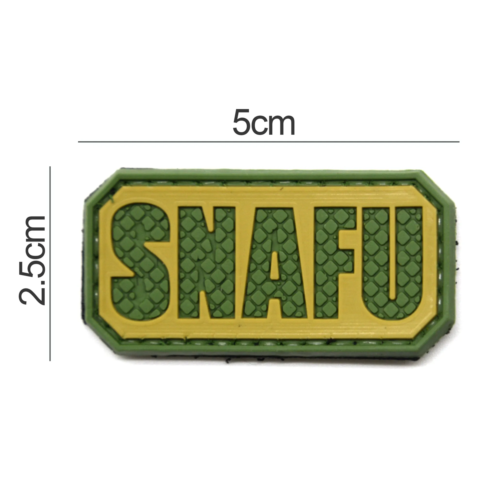 Situation Normal All Fucked Up SNAFU Patch Green