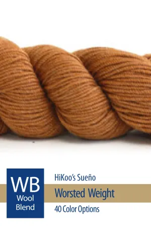 Sueño Worsted from HiKoo – 33 color options