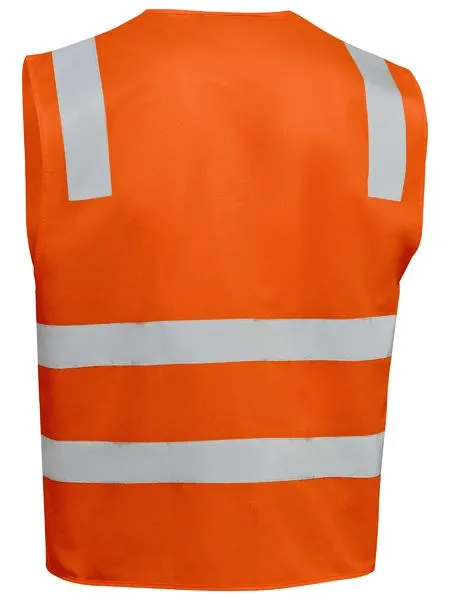 Taped Hi Vis Safety Zip Vest - BV0341T