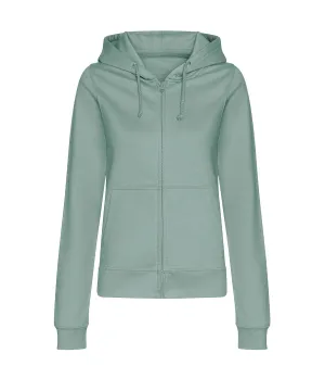 Womens college zoodie | Dusty Green