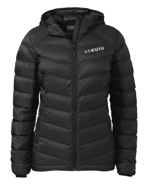 Women's Super Down LT Hooded Jacket | Black