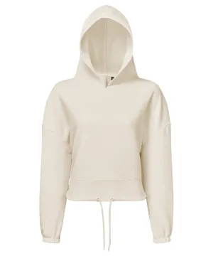 Womens TriDri® cropped oversize hoodie | Natural